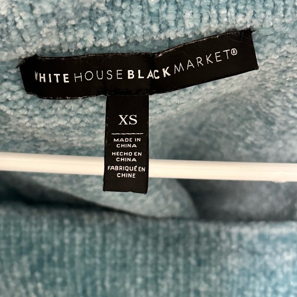 White House Black Market Teal Cowl Neck Sweater - Picture 5 of 5
